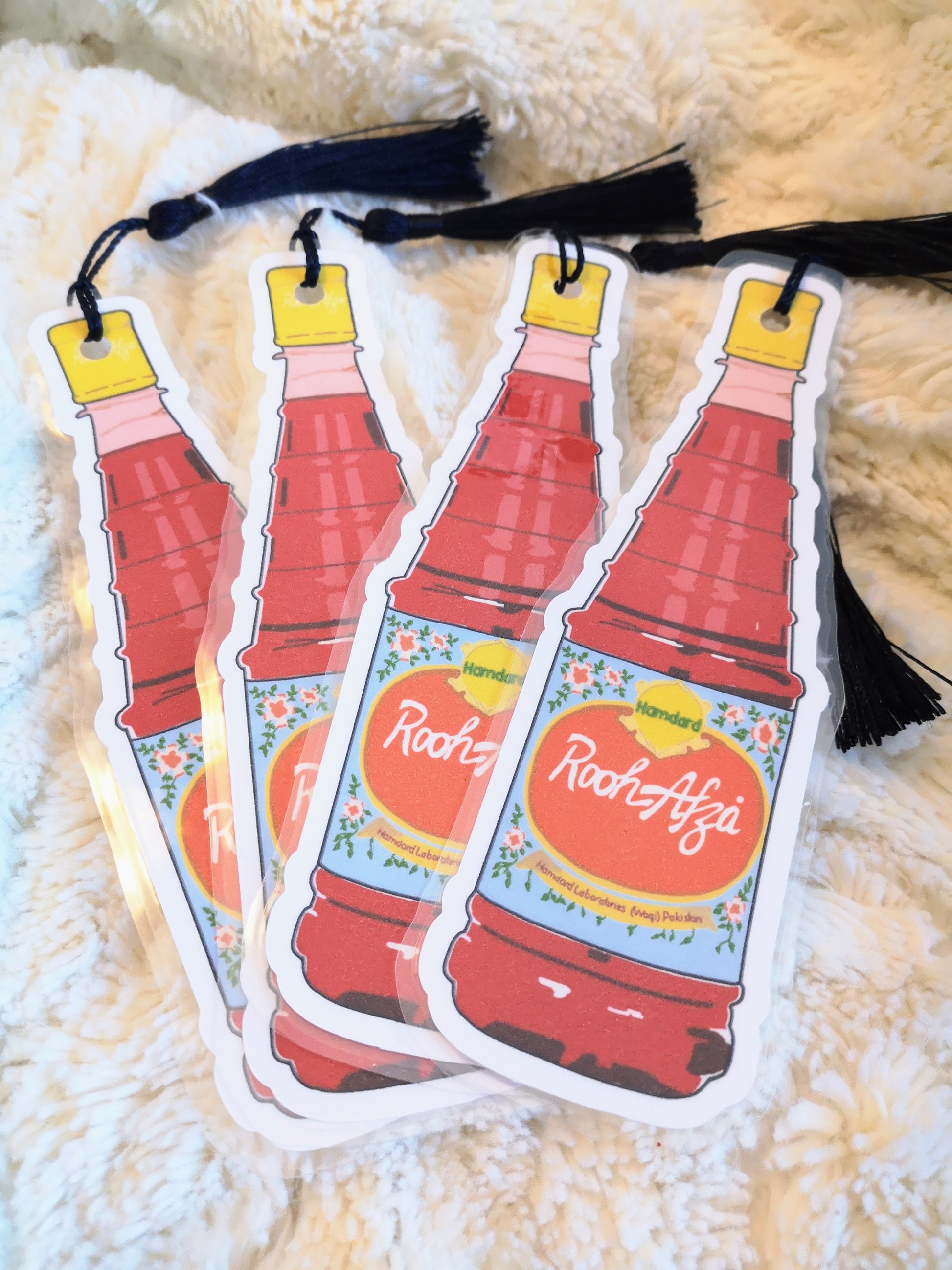 Rooh afza bookmark | ramadan bookmark | handmade fun desi bookmark