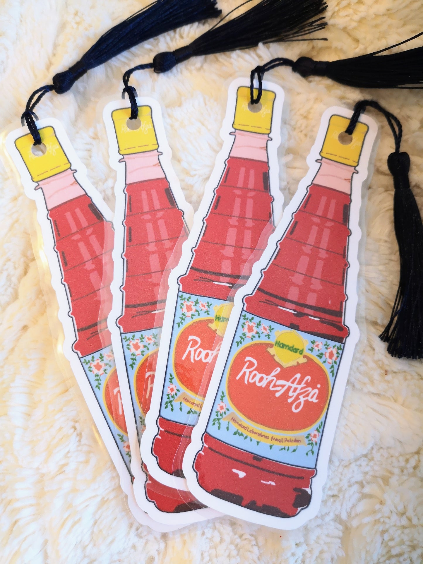 Rooh afza bookmark | ramadan bookmark | handmade fun desi bookmark