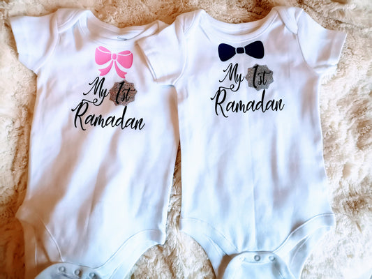 My first ramadan onesie, my first ramadan baby bodysuit, my first ramadan baby clothes